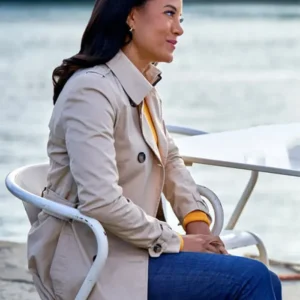 Shop A Pinch of Portugal Heather Hemmens Beige Coat