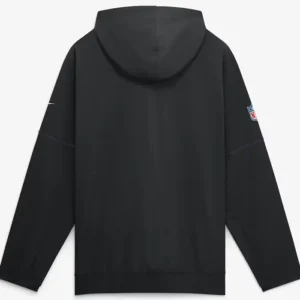 Shop Baltimore Ravens Nike Sideline Black Anorak Half-Zip Hooded Jacket