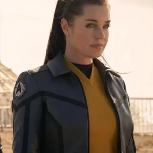 Shop Captain Pike Star Trek Strange New Worlds Black Jacket