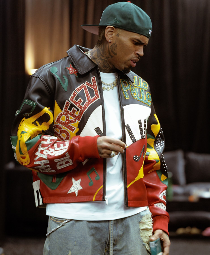 Shop Chris Brown Bespoke Pelle Pelle Jacket