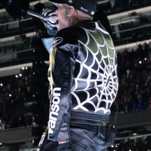 Shop Chris Brown Spider Man Black Jacket