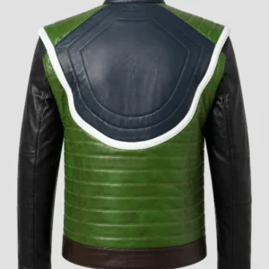Shop DBZ Broly Bardock Green Leather Jacket