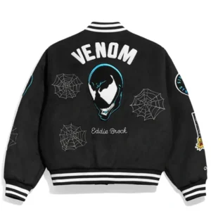 Shop Eddie Brock Venom Varsity Jacket