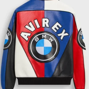 Shop Kith AVIREX BMW Leather Jacket