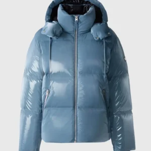 Shop Mackage Kent Glo Hooded Down Jacket