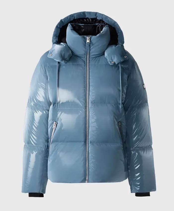 Shop Mackage Kent Glo Hooded Down Jacket