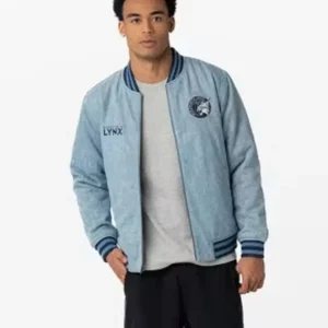 Shop Minnesota Lynx Denim Bomber Jacket
