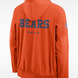 Shop NFL Chicago Bears Rivalries Sideline Nike Hooded Anorak Jacket