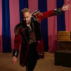 Shop Neymar Puma Red Ringmaster Coat
