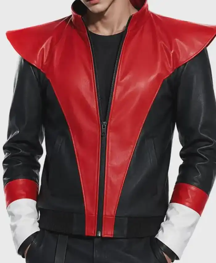 Shop Nightcrawler X‑Men Cosplay Leather Biker Jacket