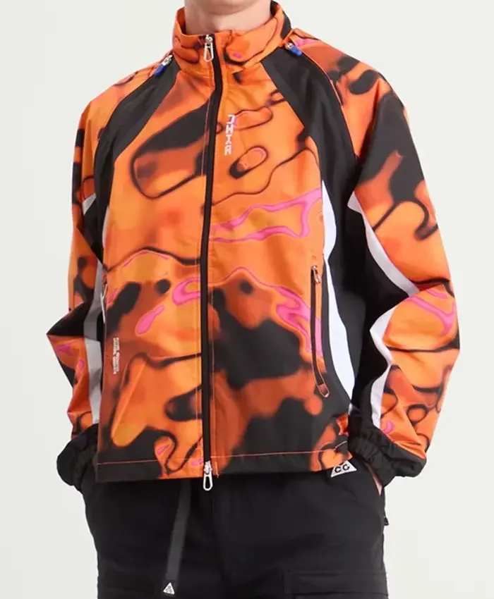 Shop Nike Project Frog Liquify Orange Track Jacket