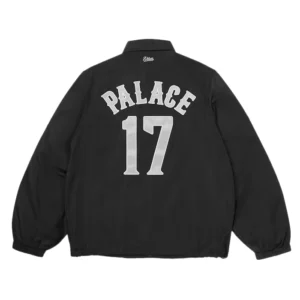 Shop Palace x Field Flannels 17 Black Nylon Coach Jacket