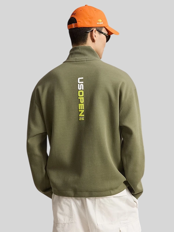 Shop Polo Ralph Lauren US Open 2026 Quarter-Zip Logo Sweatshirt