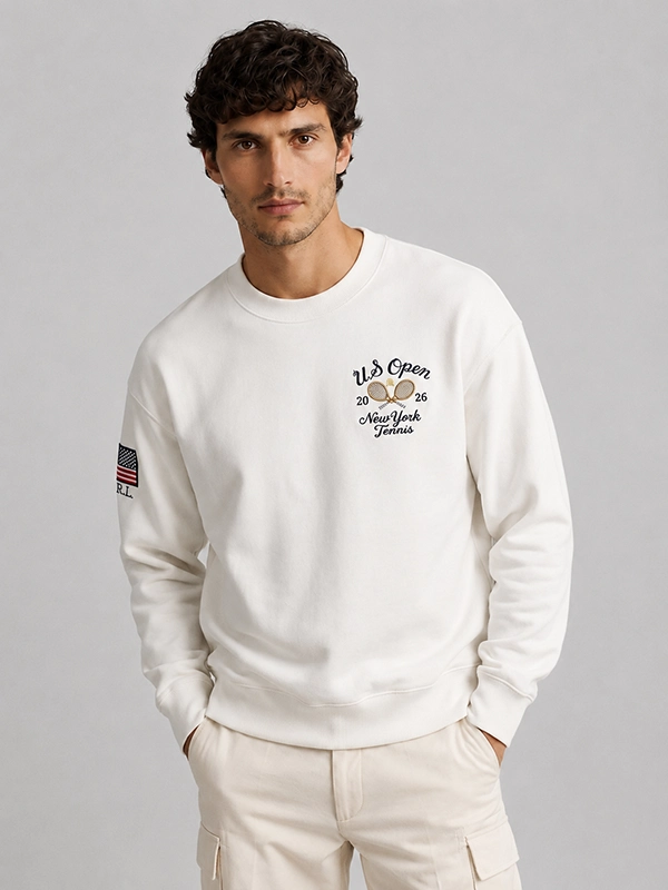 Shop Ralph Lauren US Open 2026 Souvenir Crewneck Sweatshirt