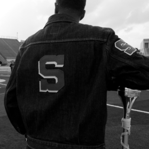 Shop SU x Gap Human Jukebox Blue Denim Jacket
