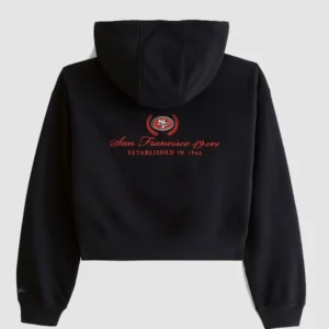 Shop San Francisco 49ers Abercrombie & Fitch Full-Zip Hoodie