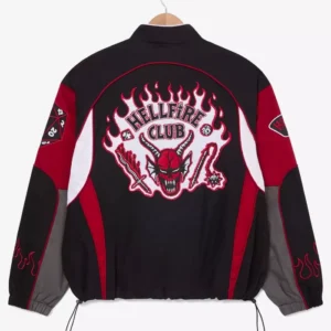 Shop Stranger Things Multicolor Club Moto Jacket