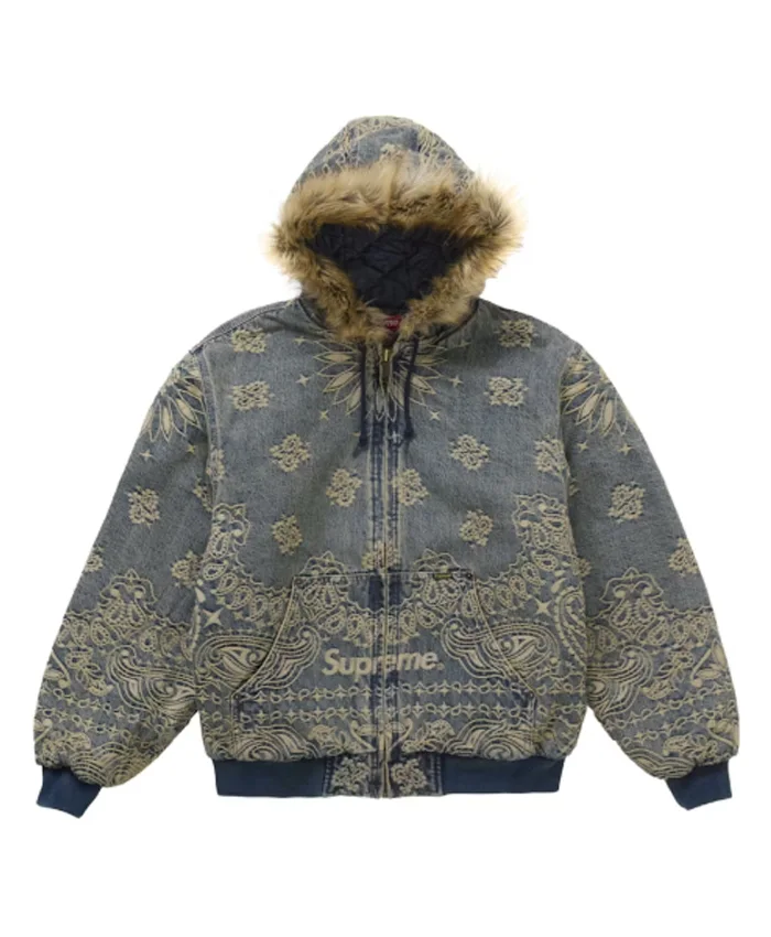 Shop Supreme x Bandana Jacquard Hooded Jacket