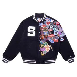 Shop Supreme x New Era MLB Varsity Jacket