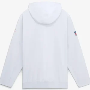 Shop Tampa Bay Buccaneers Nike Sideline White Anorak Half-Zip Hooded Jacket