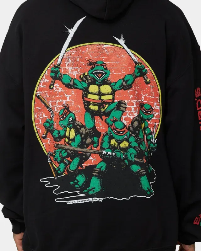 Shop Thrift X Teenage Mutant Ninja Turtles OG Ninja Turtle Hoodie Black