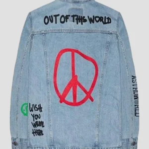 Shop Travis Scott Astroworld Levis Denim Jacket