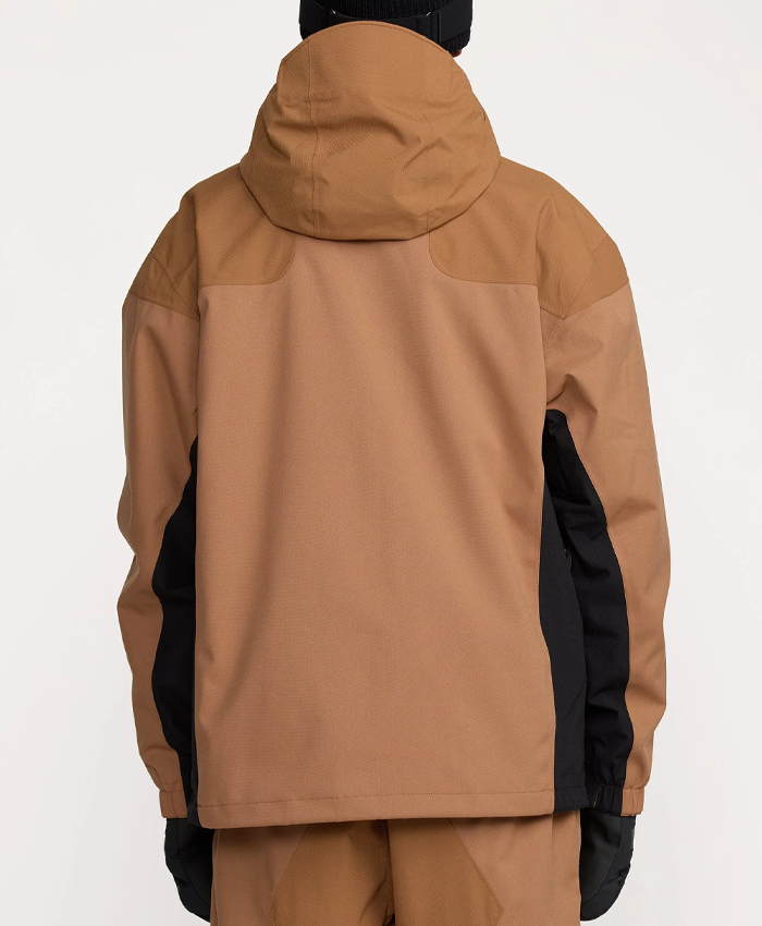 Shop Volcom Kleveland Brown Snowboard Jacket