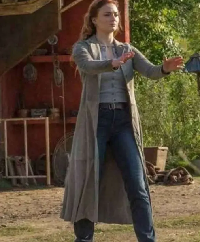 Shop X-Men Dark Phoenix Sophie Turner Grey Coat