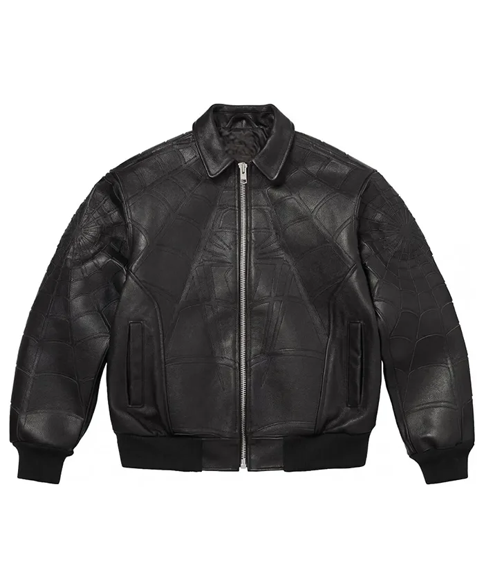 Spider-Man Brand New Day Black Sheepskin Cosplay Jacket