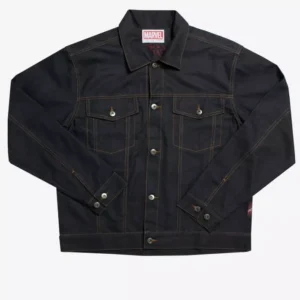 Spider Man Denim Black Jacket