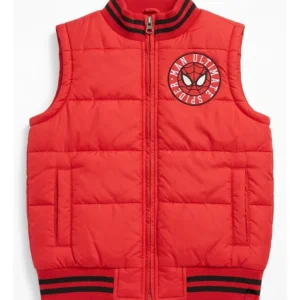 Spider-Man Red Puffer Vest