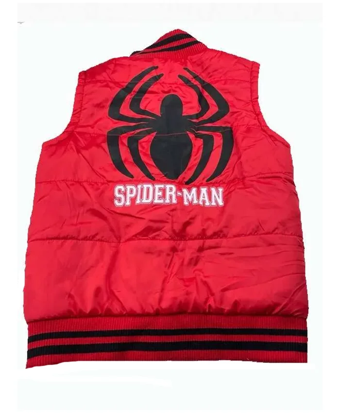 Spider-Man Red Puffer Vest Shop Now