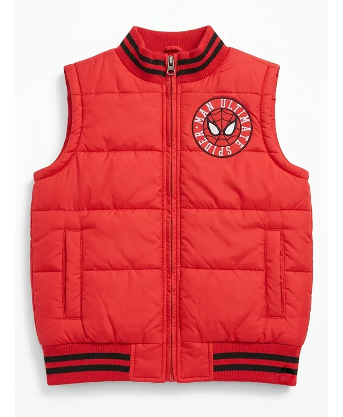 Spider-Man Red Puffer Vest