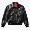 Spider-Man Superhero Cosplay Street Black Leather Jacket