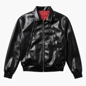 Spider-Man Superhero Cosplay Street Black Leather Jacket