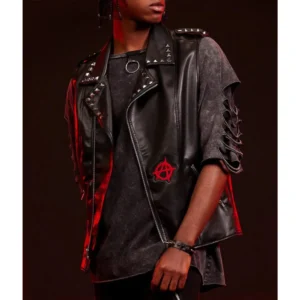Spider-Punk Leather Vest