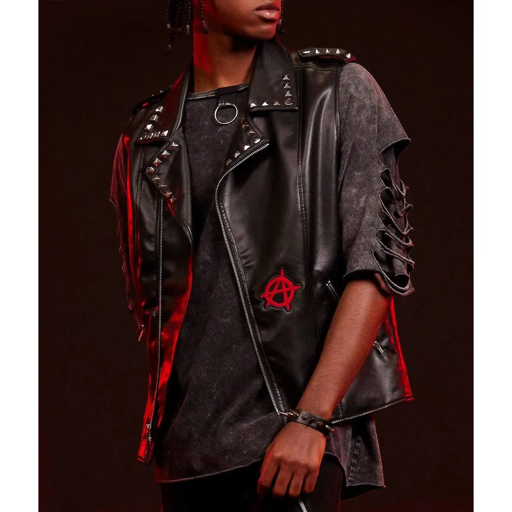 Spider-Punk Leather Vest