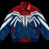 SpiderMan Leather Bomber Jacket
