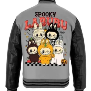 Spooky Labubu Varsity Jacket