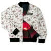 Stranger Things Mind Flayer White and Black Cotton Jacket