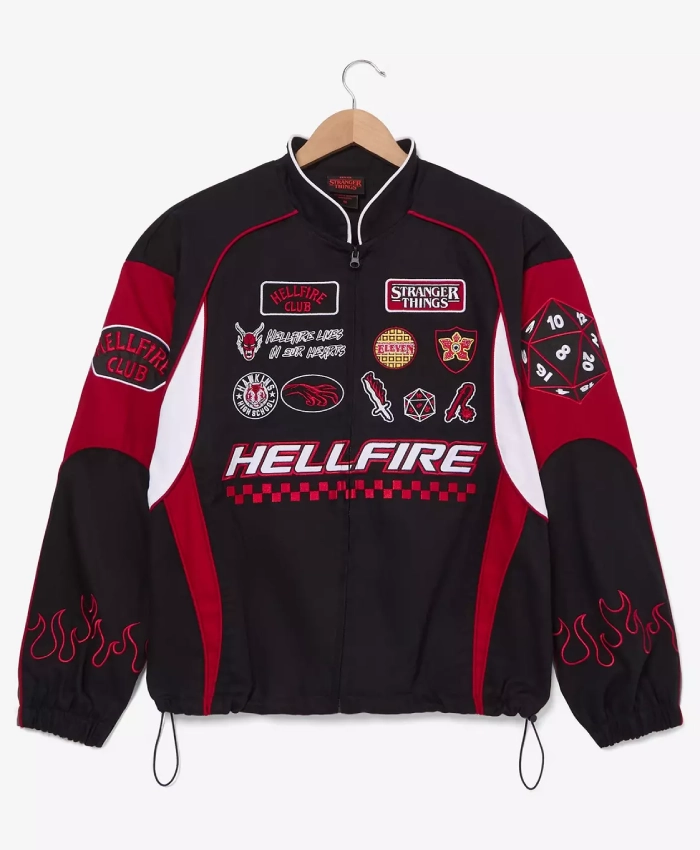 Stranger Things Multicolor Club Moto Jacket