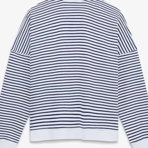 Striped French Terry Sweatshirt