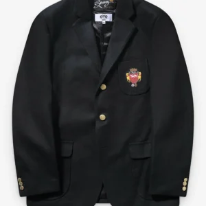 Stüssy x Junya Watanabe Black Venus Swirl Blazer Jacket