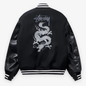 Stüssy x Junya Watanabe Man Black Dragon Print Jacket
