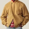 Suede Cafe Racer Jacket