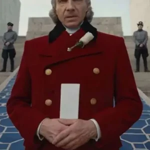 Sunrise on the Reaping 2026 Ralph Fiennes Red Coat
