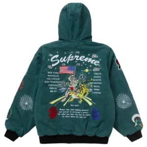 Supreme AOI Hooded green Work Jacket