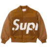 Supreme Big Logo Chenille Varsity Jacket