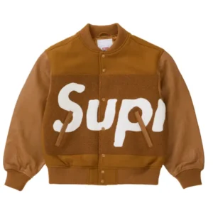 Supreme Big Logo Chenille Varsity Jacket