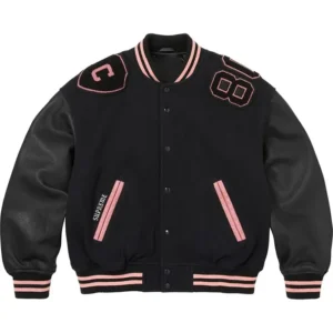 Supreme Fall 2026 Captains Black Varsity Jacket